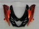 Mejores Carenados Moto Suzuki GSXR 1000 2009-2016 - Naranja Negro Brillante
