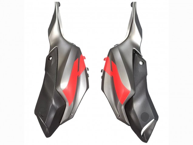 Mejores Carenados Moto Yamaha MT07/FZ07 2012-2017 - Gris Rojo