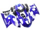 Mejores Carenado Moto Yamaha YZF600R Thundercat 1996-2007 - Azul Blanco Plata