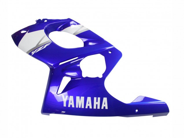 Mejores Carenado Moto Yamaha YZF600R Thundercat 1996-2007 - Azul Blanco Plata