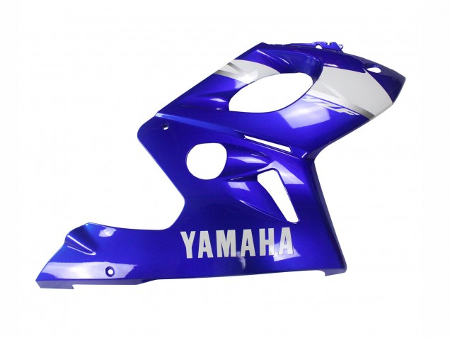 Mejores Carenado Moto Yamaha YZF600R Thundercat 1996-2007 - Azul Blanco Plata