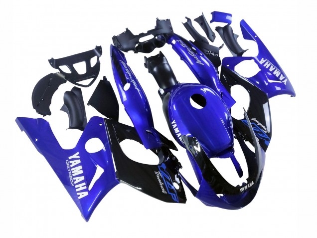 Mejores Carenados Moto Yamaha YZF600R Thundercat 1996-2007 - Azul Negro Brillante