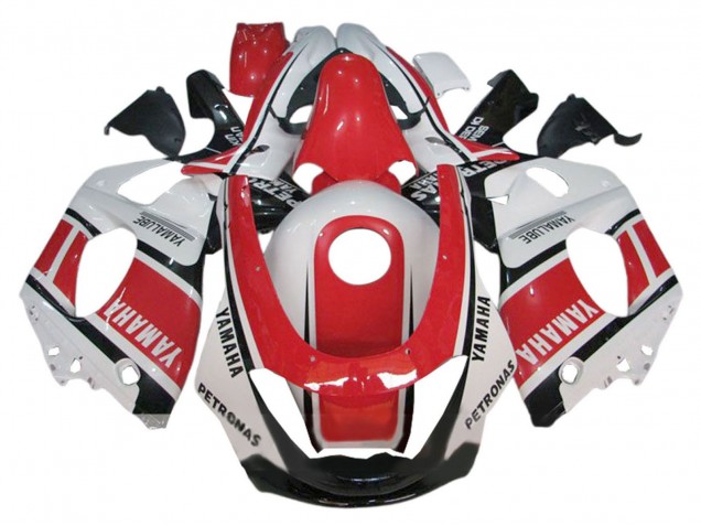 Mejores Carenados Moto Yamaha YZF600R Thundercat 1996-2007 - Blanco Rojo Negro Petronas Yamalube