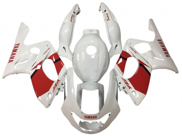 Mejores Carenados Moto Yamaha YZF600R Thundercat 1996-2007 - Blanco Rojo
