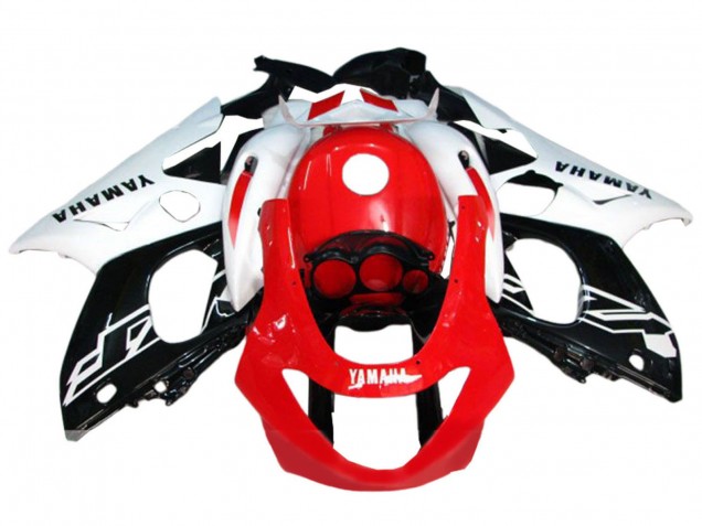Mejores Carenados Moto Yamaha YZF600R Thundercat 1996-2007 - Blanco Rojo Negro