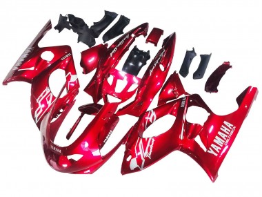 Mejores Carenados Moto Yamaha YZF600R Thundercat 1996-2007 - Rojo Blanco Thunderace