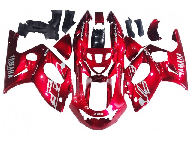 Mejores Carenados Moto Yamaha YZF600R Thundercat 1996-2007 - Rojo Blanco Thunderace
