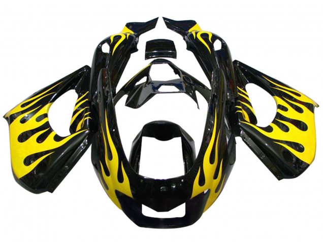 Mejores Carenados Moto Yamaha YZF 1000R Thunderace 1997-2007 - Negro Amarillo