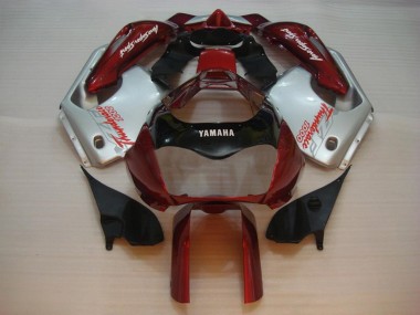 Mejores Carenado Moto Yamaha YZF 1000R Thunderace 1997-2007 - Rojo Plata Thunderace