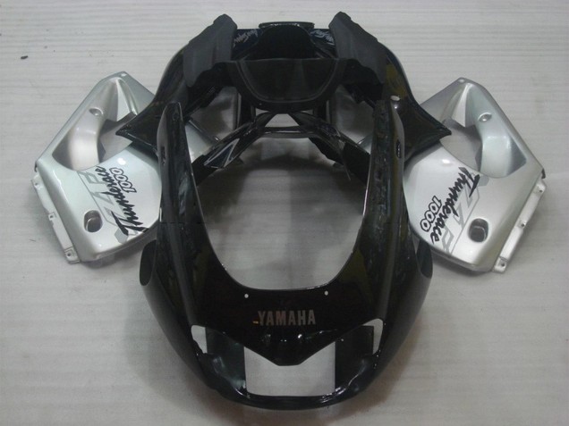 Mejores Carenados Moto Yamaha YZF 1000R Thunderace 1997-2007 - Negro Plata Thunderace