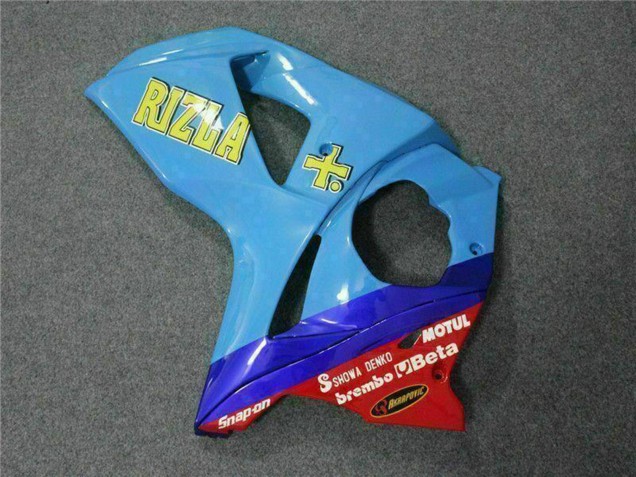 Mejores Carenados Moto Suzuki GSXR 1000 2009-2016 - Azul Amarillo Rizla 19 Rojo