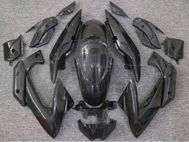 Mejores Carenados Moto Yamaha XJ6 2009-2012 - Negro FibraCarbono