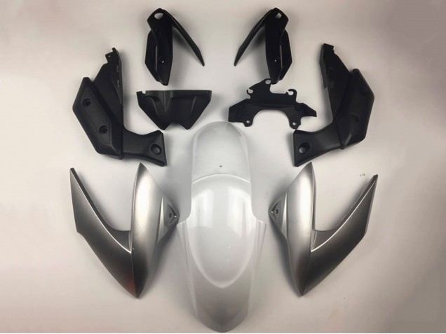Mejores Carenados Moto Yamaha XJ6 2009-2012 - Blanco Plata