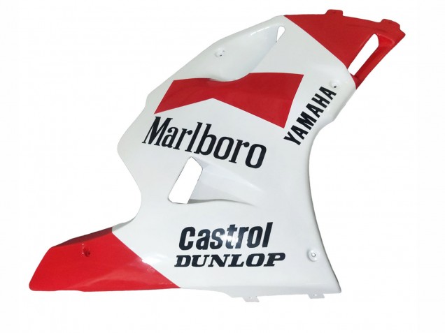 Mejores Carenados Moto Yamaha TZR250 3XV 1991-1994 - Blanco Rojo Marlboro Castrol Dunlop