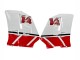 Mejores Carenados Moto Yamaha RZV500 / RD500 1985-1987 - Blanco Rojo Negro