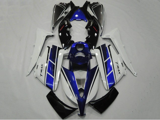 Mejores Carenado Moto Yamaha TMAX530 2012-2014 - Blanco Azul Negro