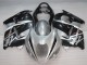 Mejores Carenados Moto Suzuki GSXR 1300 Hayabusa 1996-2007 - Plata Negro