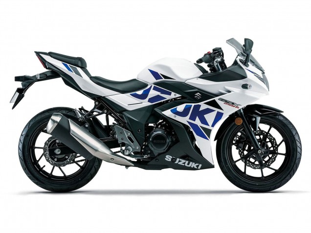 Mejores Carenados Moto Suzuki GSX250R 2017-2020 - Blanco Azul Negro