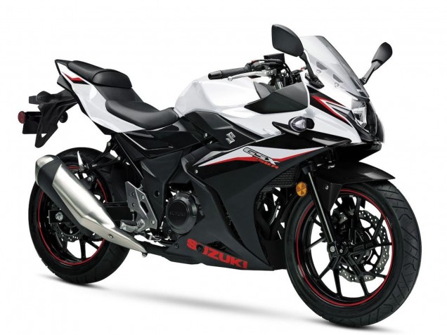 Mejores Carenado Moto Suzuki GSX250R 2017-2020 - Blanco Negro