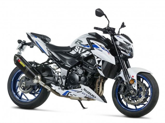 Mejores Carenados Moto Suzuki GSX-S 750 2017-2022 - Blanco Azul Ecstar