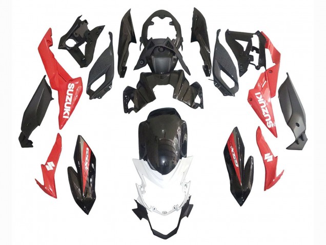 Mejores Carenados Moto Suzuki GSX-S 750 2017-2022 - Rojo Blanco