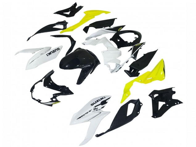 Mejores Carenados Moto Suzuki GSX-S 750 2017-2022 - Blanco Amarillo
