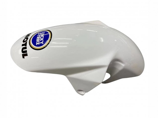 Mejores Carenados Moto Suzuki SV650 2003-2013 - Blanco Azul Lucky Strike Motul