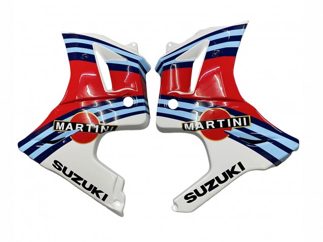 Mejores Carenados Moto Suzuki SV650 2003-2013 - Blanco Rojo Azul Martini