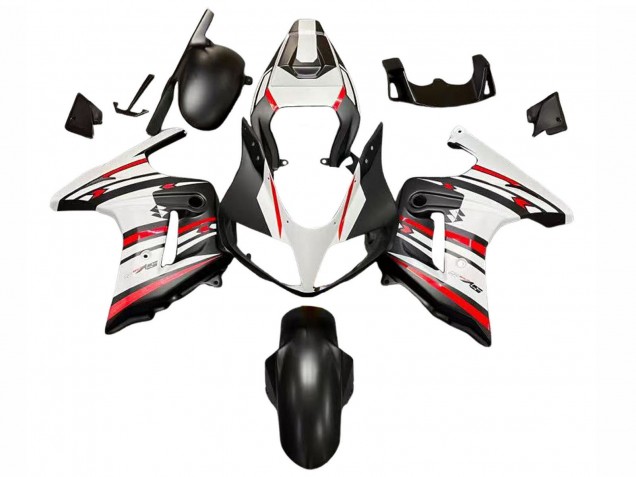 Mejores Carenados Moto Suzuki SV650 2003-2013 - Blanco Rojo Negro