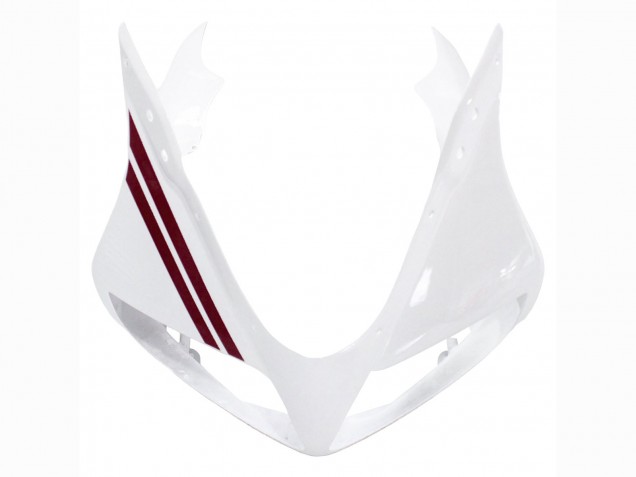 Mejores Carenados Moto Suzuki SV650 2003-2013 - Blanco Rojo Oscuro Línea