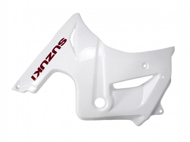 Mejores Carenados Moto Suzuki SV650 2003-2013 - Blanco Rojo Oscuro Línea