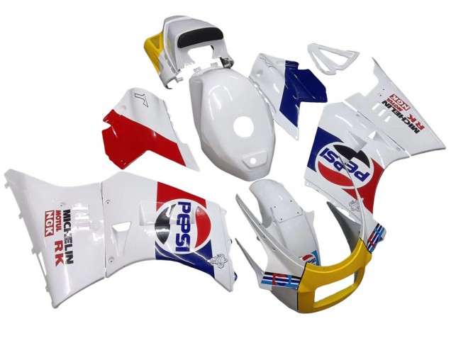 Mejores Carenados Moto Suzuki RG400 RG500 RG400/500 1984-1987 - Blanco Rojo Azul Amarillo Motul Michelin Pepsi