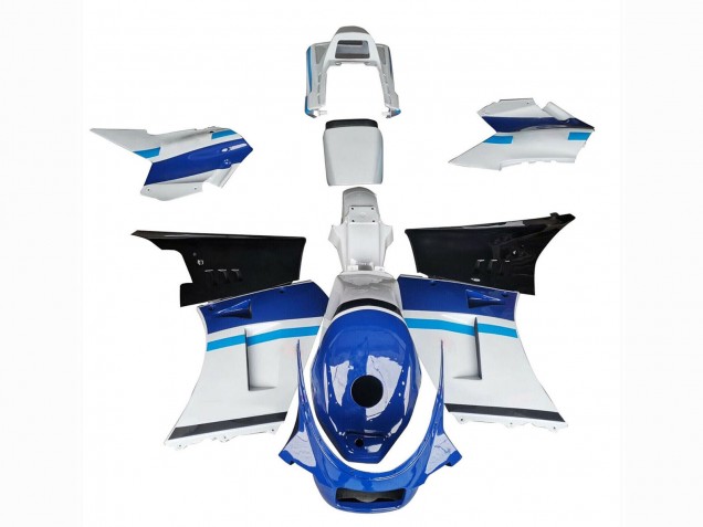 Mejores Carenados Moto Suzuki RG400 RG500 RG400/500 1984-1987 - Blanco Azul Negro