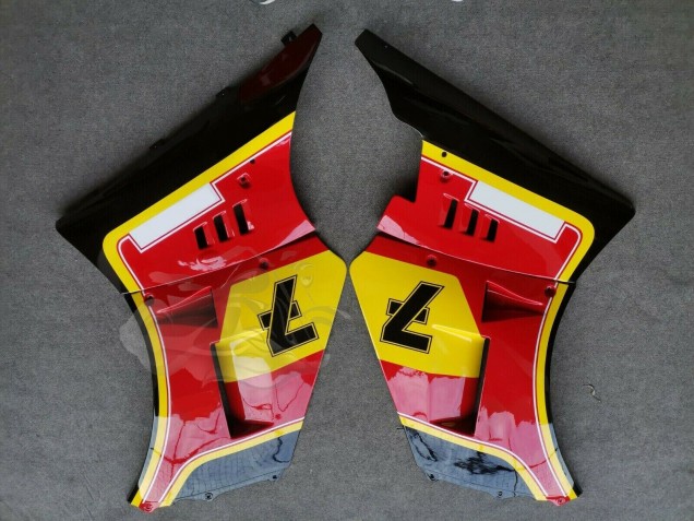 Mejores Carenados Moto Suzuki RG400 RG500 RG400/500 1984-1987 - Rojo Amarillo Negro 7
