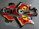 Mejores Carenados Moto Suzuki RG400 RG500 RG400/500 1984-1987 - Rojo Amarillo Negro 7