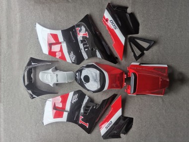 Mejores Carenados Moto Suzuki RG400 RG500 RG400/500 1984-1987 - Blanco Rojo Negro