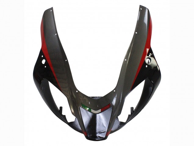Mejores Carenados Moto Aprilia RSV1000 2003-2006 - Negro Brillante Gris Rojo