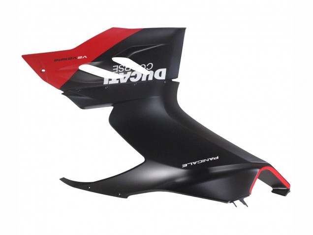 Mejores Carenados Moto Ducati Panigale V2 2020-2024 - Rojo Negro Mate Corse