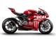 Mejores Carenados Moto Ducati Panigale V2 2020-2024 - Rojo Negro Brillante Monstruo Corse