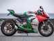 Mejores Carenados Moto Ducati Panigale V2 2020-2024 - Plata Rojo Verde