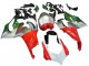 Mejores Carenados Moto Ducati Panigale V2 2020-2024 - Plata Rojo Verde