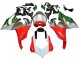 Mejores Carenados Moto Ducati Panigale V2 2020-2024 - Plata Rojo Verde