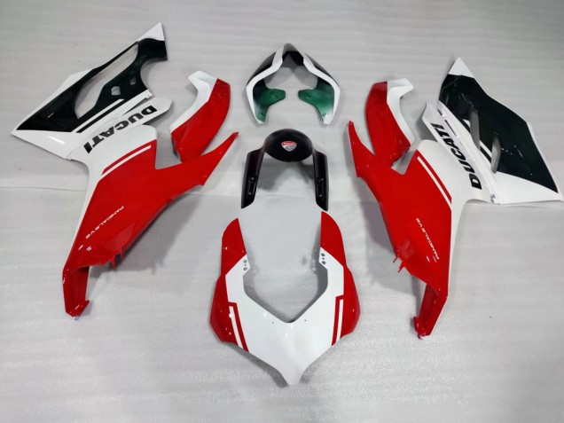 Mejores Carenados Moto Ducati Panigale V2 2020-2024 - Blanco Rojo Verde Negro Brillante