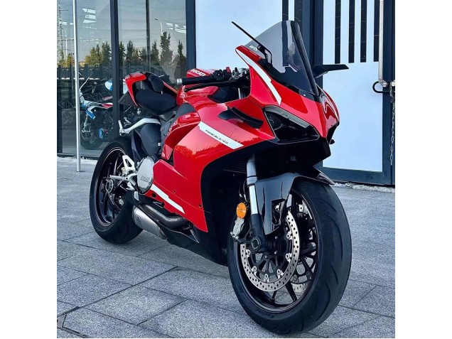 Mejores Carenados Moto Ducati Panigale V2 2020-2024 - Rojo Blanco