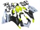 Mejores Carenados Moto Ducati Panigale V2 2020-2024 - Blanco Verde Lima Negro Brillante Stein Dinse VR 46