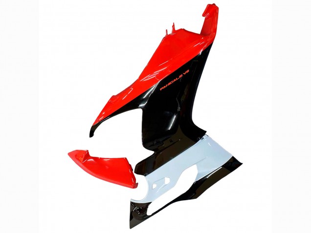 Mejores Kits Carenado Moto Ducati Panigale V2 2020-2024 - Blanco Rojo Negro Brillante