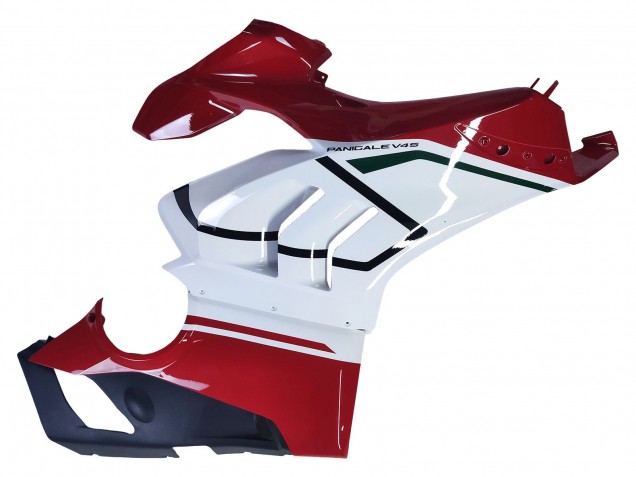 Mejores Carenados Moto Ducati Panigale V4 V4S 2020-2021 - Blanco Rojo Verde Negro Mate