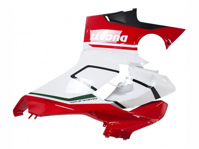 Mejores Carenados Moto Ducati Panigale V4 V4S 2018-2019 - Blanco Rojo Negro Mate