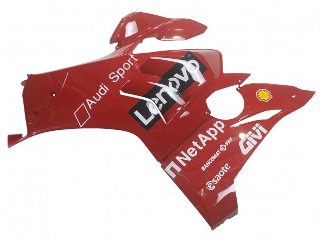 Mejores Carenado Moto Ducati Panigale V4 V4S 2020-2021 - Rojo Negro Brillante Lenovo 117