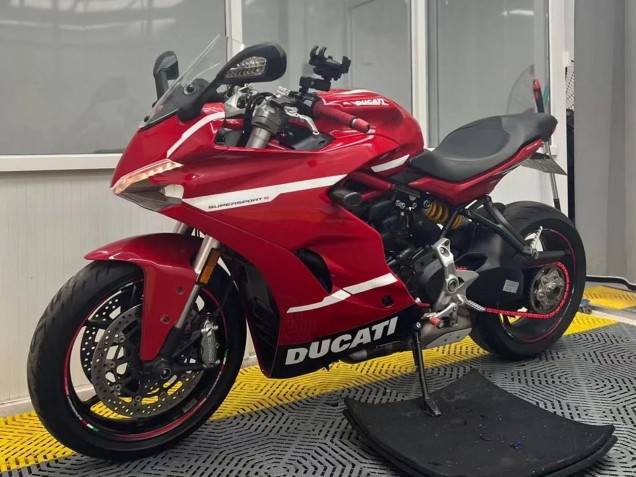 Mejores Carenados Moto Ducati Supersport 939/939S 2017-2022 - Rojo Blanco Negro